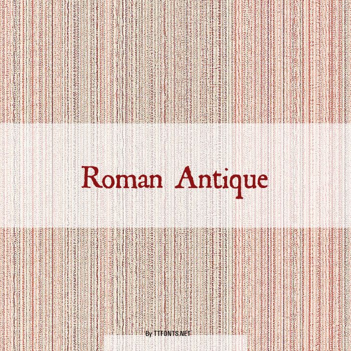 Roman Antique example
